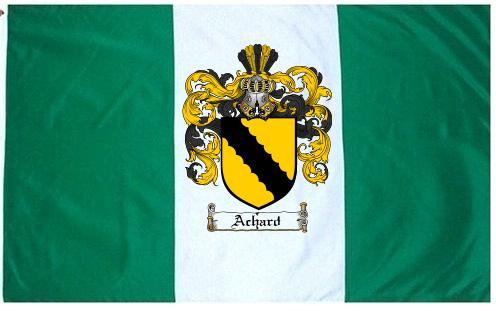 Achard Coat of Arms Flag / Family Crest Flag