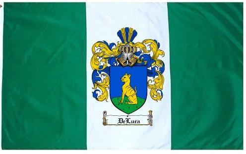 Deluca Coat of Arms Flag / Family Crest Flag - Coat of Arms