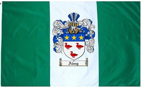 Aleng Coat of Arms Flag / Family Crest Flag