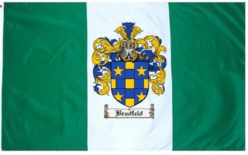 Bradfeld Coat of Arms Flag / Family Crest Flag