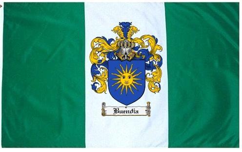 Buendia Coat of Arms Flag / Family Crest Flag