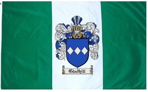 Gladhill Coat of Arms Flag / Family Crest Flag