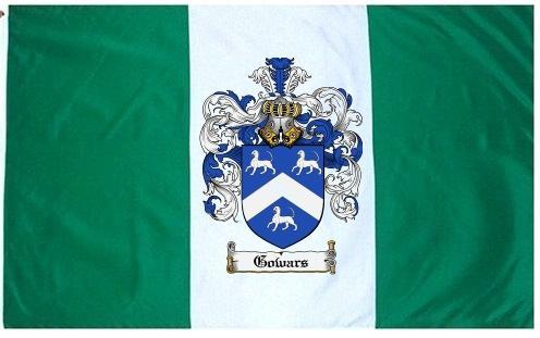 Gowars Coat of Arms Flag / Family Crest Flag