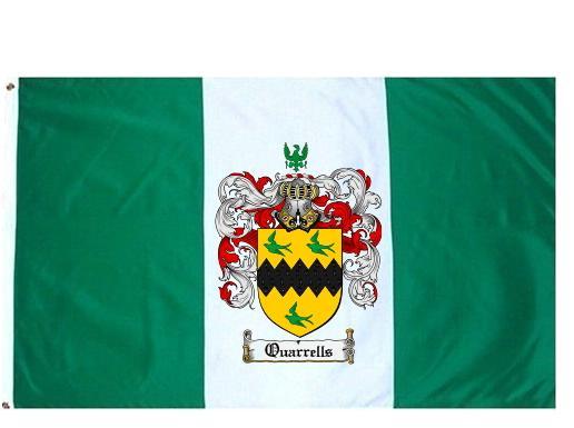 Quarrells Coat of Arms Flag / Family Crest Flag