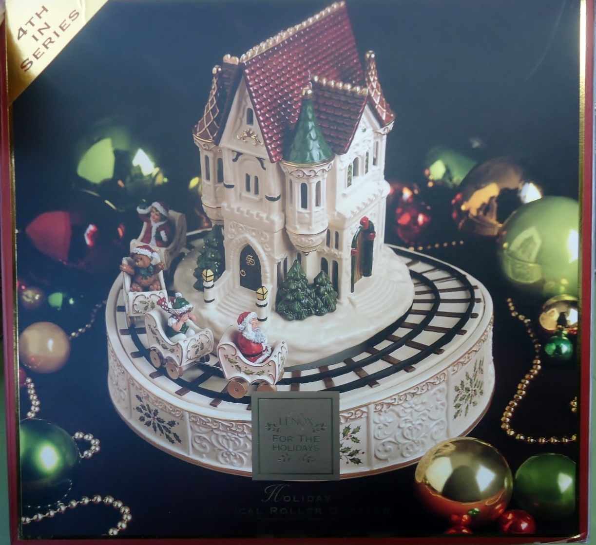 Lenox Musical Roller Coaster, Christmas, Collectible LIke New, original