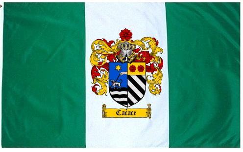 Cacace Coat of Arms Flag / Family Crest Flag