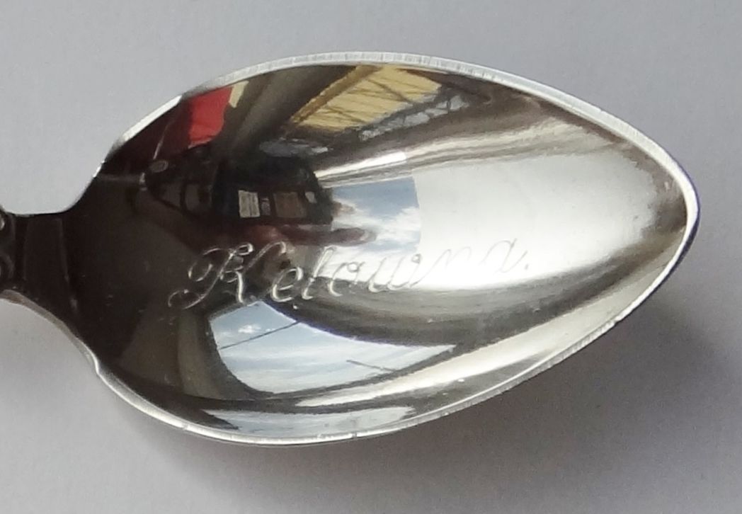 Collector Souvenir Spoon Canada BC Kelowna Okanagan Lake Ogopogo
