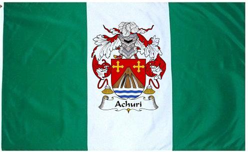 Achuri Coat of Arms Flag / Family Crest Flag