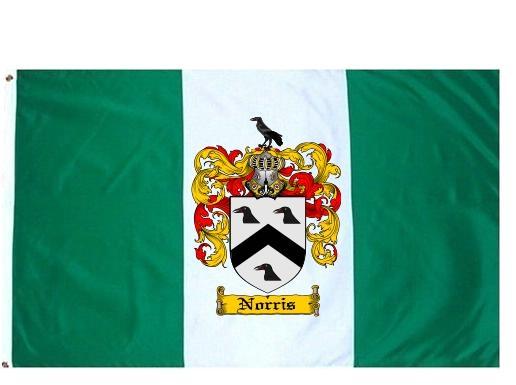 Norris Coat of Arms Flag / Family Crest Flag - Coat of Arms