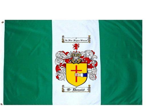 O'Donald Coat of Arms Flag / Family Crest Flag