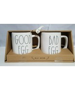 Rae Dunn by Magenta Good Egg Bad Egg Coffee Cup Mug Set 16oz New - $21.33