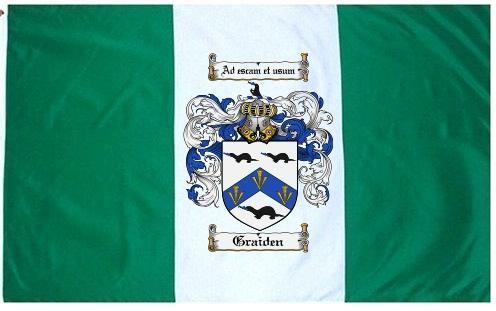 Graiden Coat of Arms Flag / Family Crest Flag