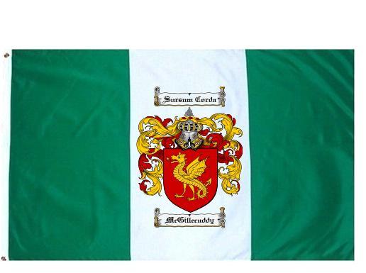 Mcgillecuddy Coat of Arms Flag / Family Crest Flag