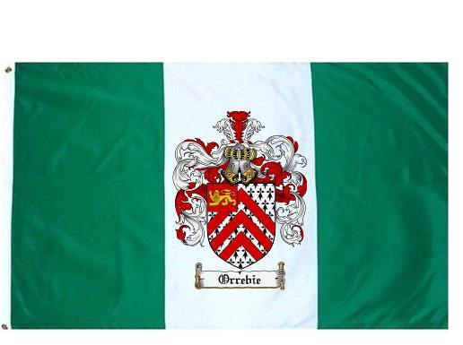 Orrebie Coat of Arms Flag / Family Crest Flag