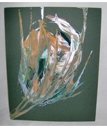 Abstract Painting Original Signed Artwork by Judith Fox Unframed - $6.99