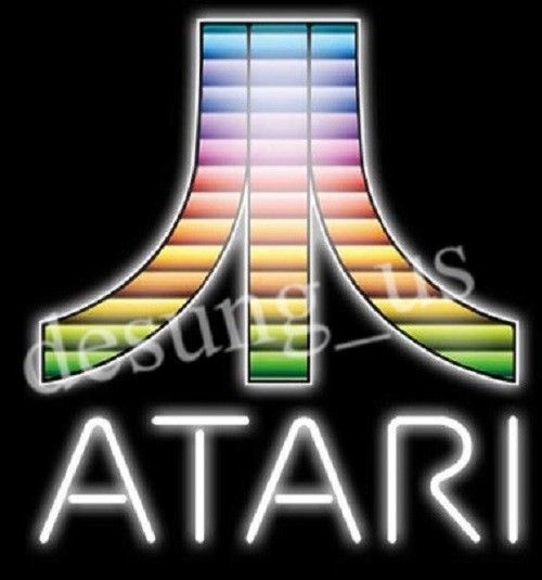 New Atari Game Room Neon Sign 19x15 With Hd Vivid Printing Technology