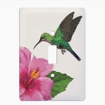 Hummingbird Bird Ceramic Single Light Switch Cover Floater Switchplate - $22.74