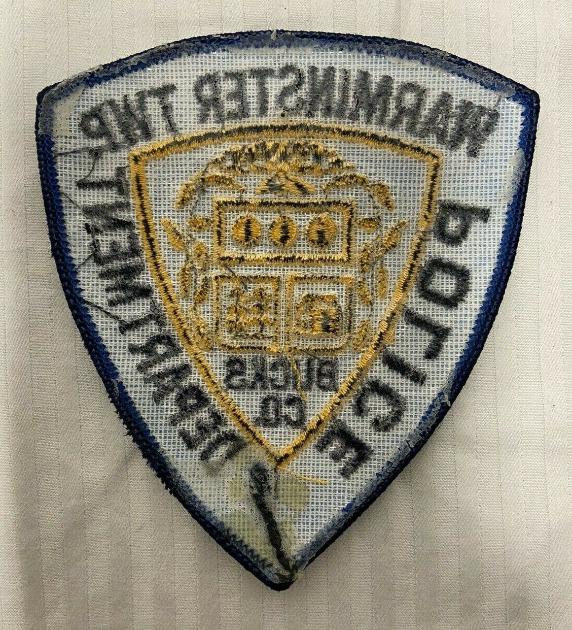 Warminster Township Bucks County Police Department Patch Other