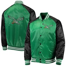 Vintage PHILADELPHIA EAGLES Chalk Line Satin Spellout Jacket