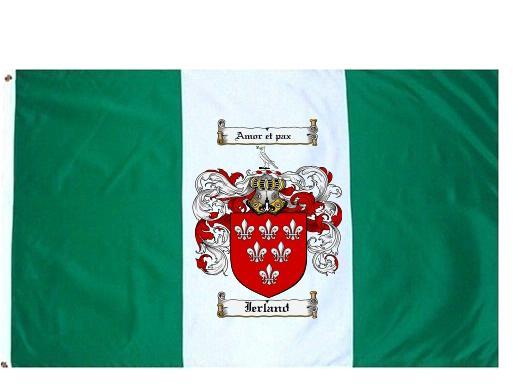 Ierland Coat of Arms Flag / Family Crest Flag