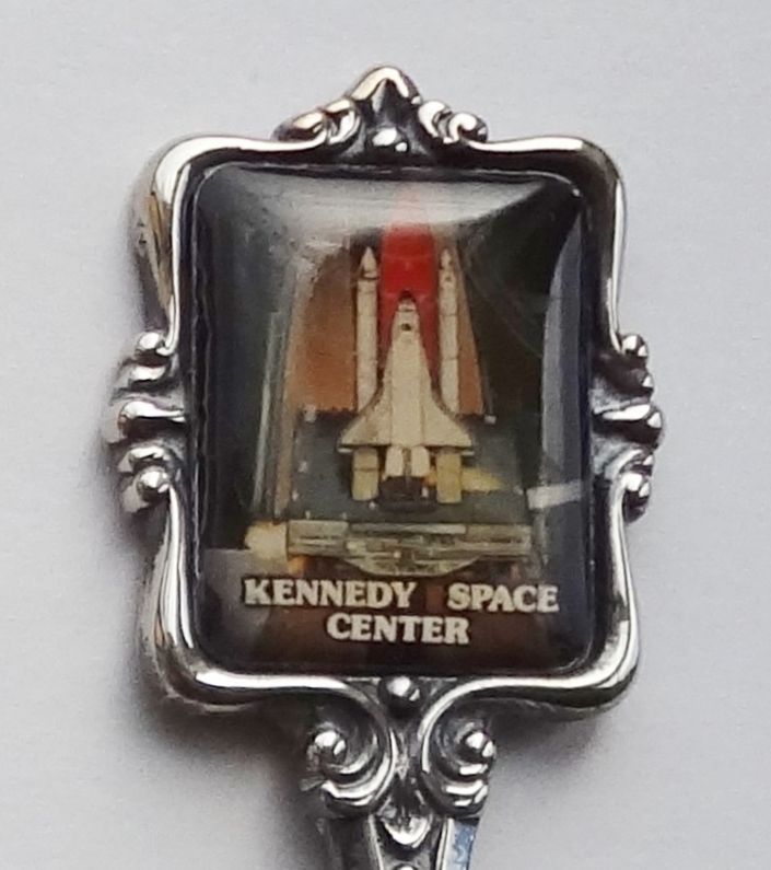 Collector Souvenir Spoon USA Florida Kennedy Space Center