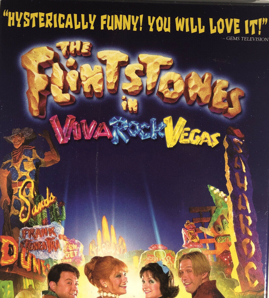 The Flintstones in Viva Rock Vegas (VHS, 2000)TESTED-RARE VINTAGE-SHIPS ...