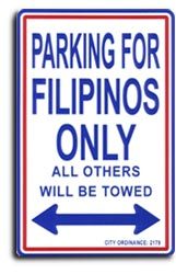 Primary image for Philippines - 8" x 12" Metal Parking Sign