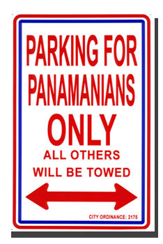Primary image for Panama Parking Sign