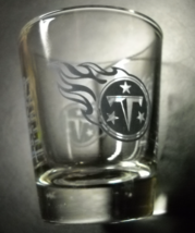 Tennessee Titans Shot Glass NFL National Football League Clear with Blue Gray - $6.99