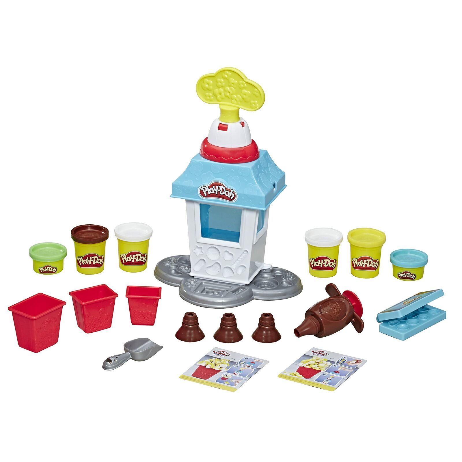 Play-Doh Kitchen Creations Popcorn Party Play Food Set with 6 Non-Toxic Cans