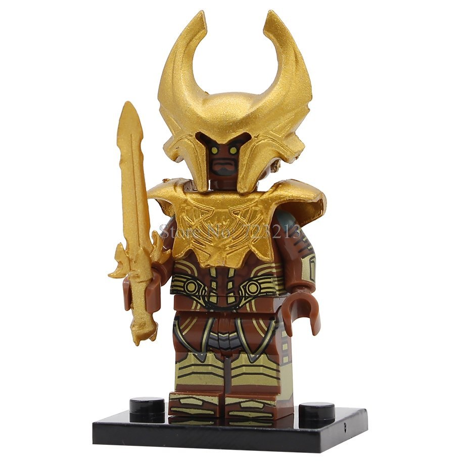 Heimdall with Bifrost Sword Minifigures Marvel Thor Ragnarok Single ...