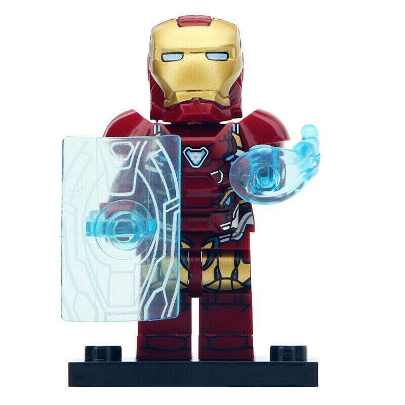 marvel lego iron man suits