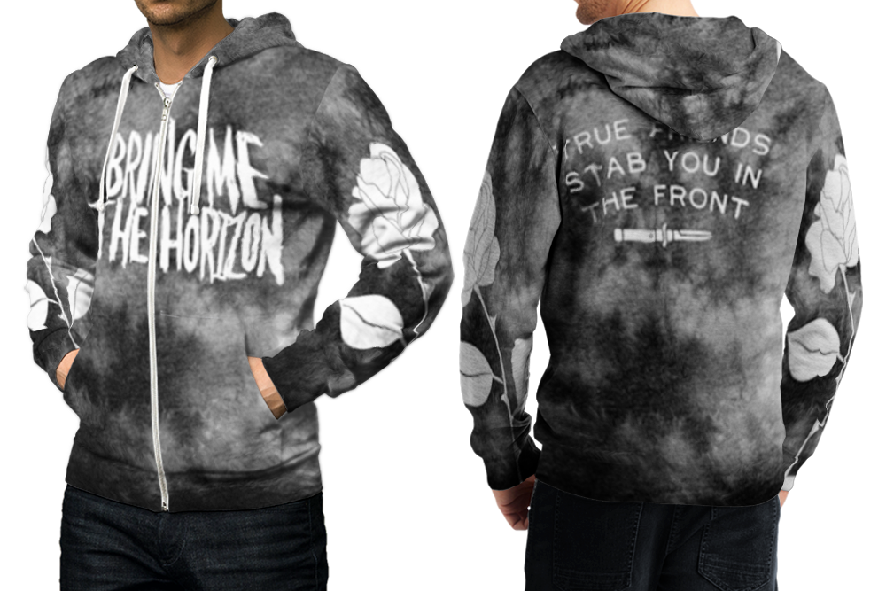 Bring me the horizon zip up hoodie clearance