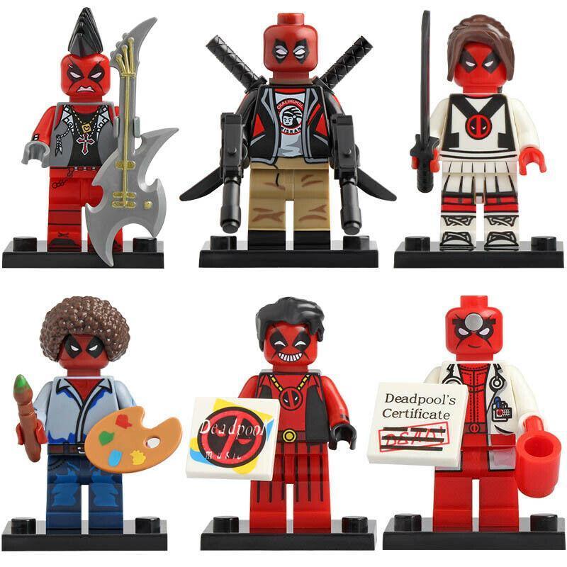 deadpool bob ross lego