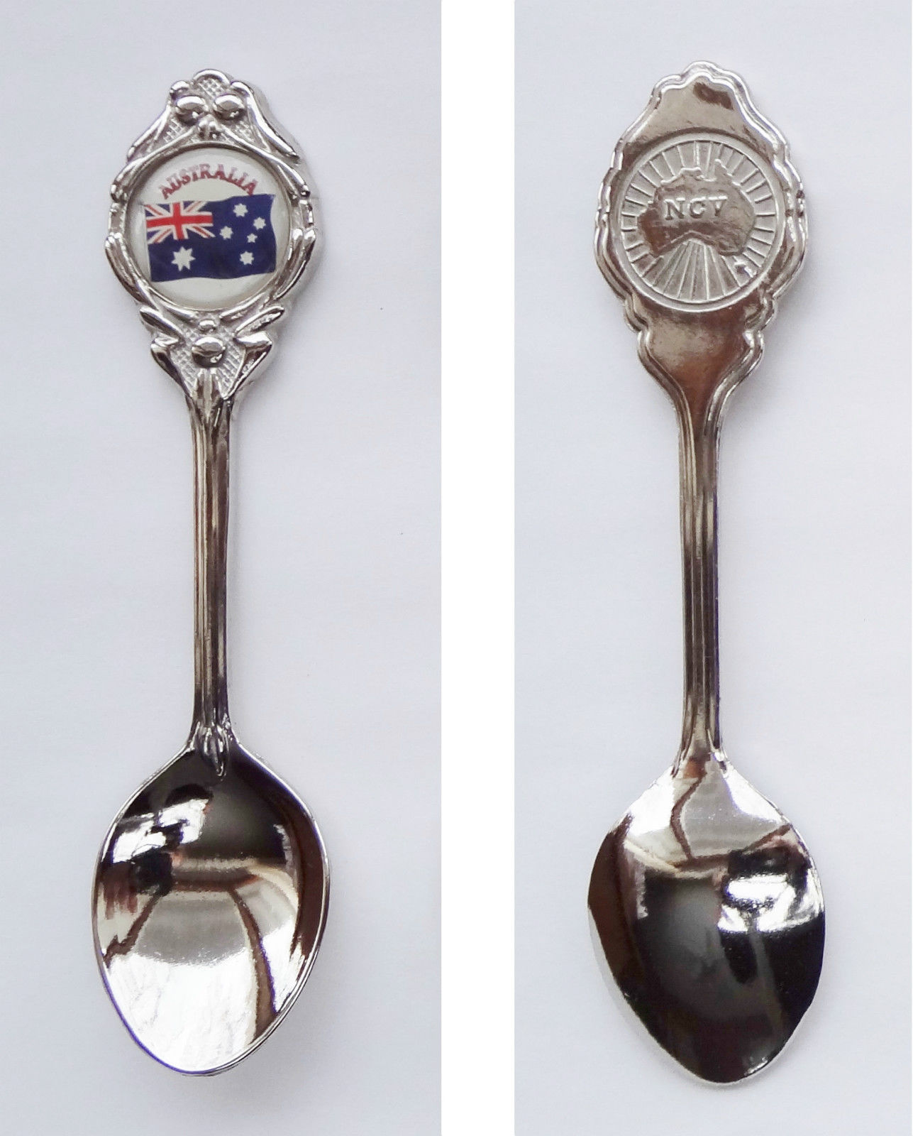 Collector Souvenir Spoon Australia National Flag Emblem Spoons