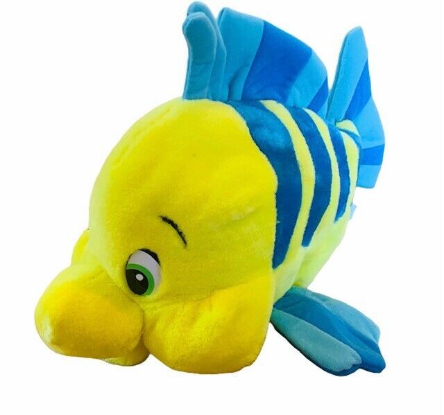 Flounder fish plush stuffed animal Disney Store exclusive Little