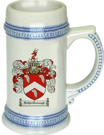 Fetherstonaugh Coat Of Arms Stein / Family Crest Tankard Mug