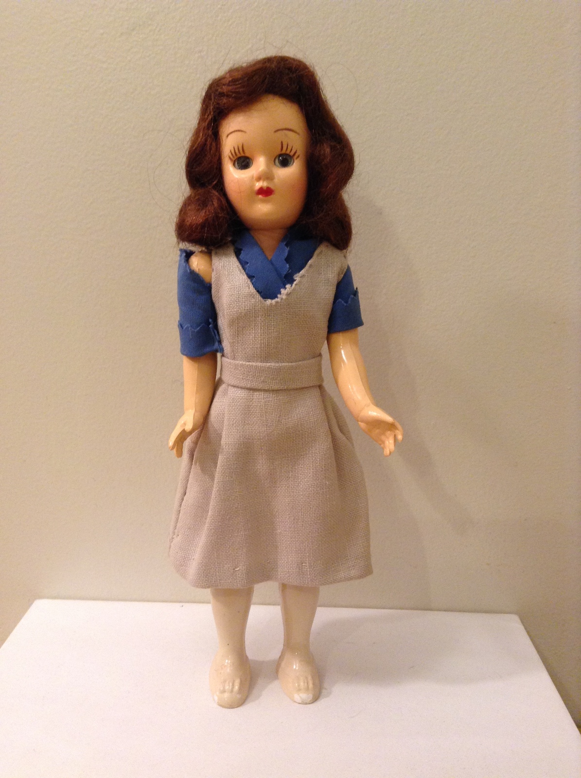 vintage doll with blinking eyes