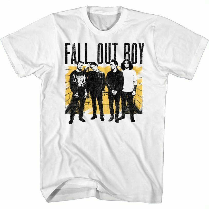 Fall Out Boy Tour Men's T Shirt Alt Rock Band Patrick Stump Pete Wentz Concert
