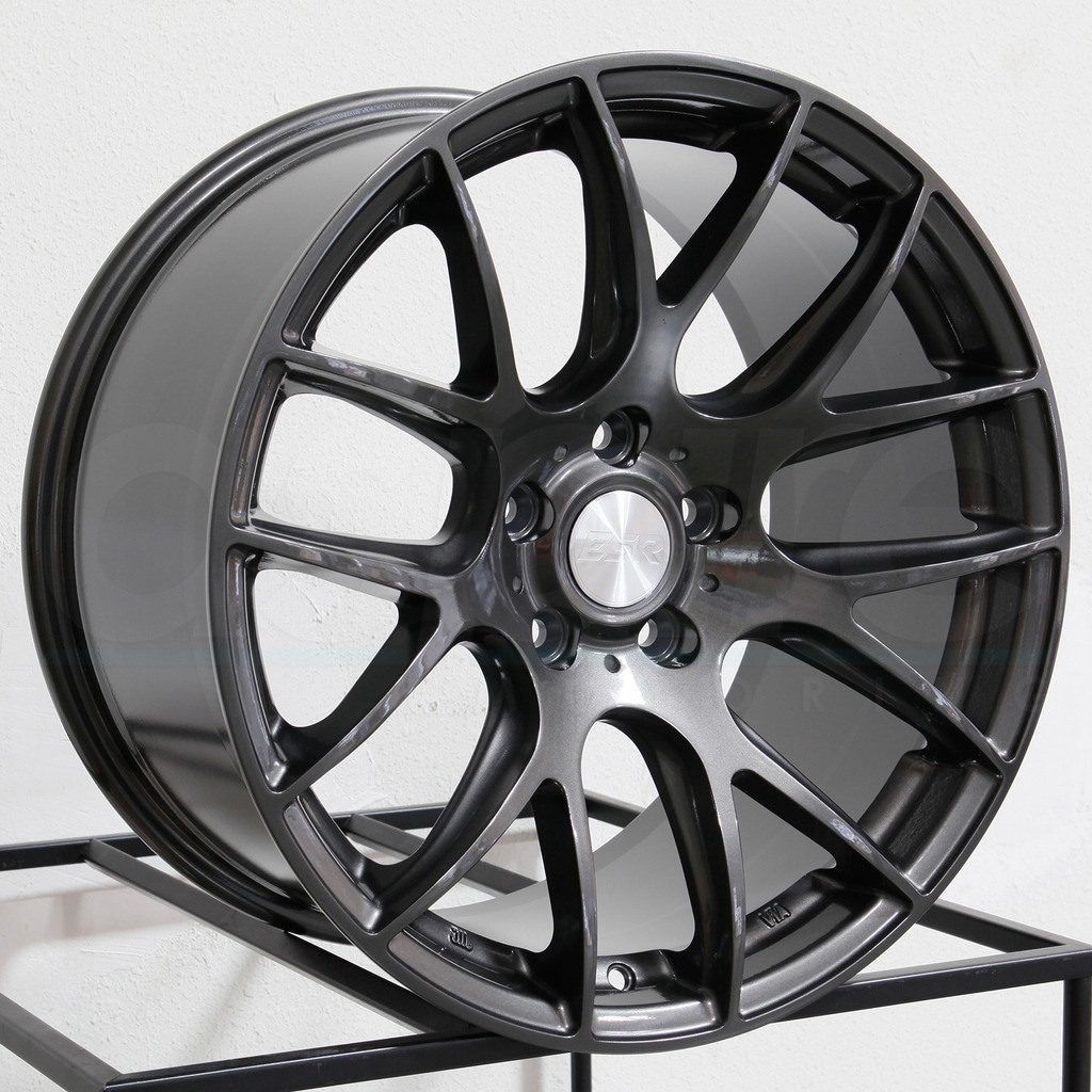 One 19x10.5 ESR SR12 5x120 22 Gun Metal Wheels New - Wheels