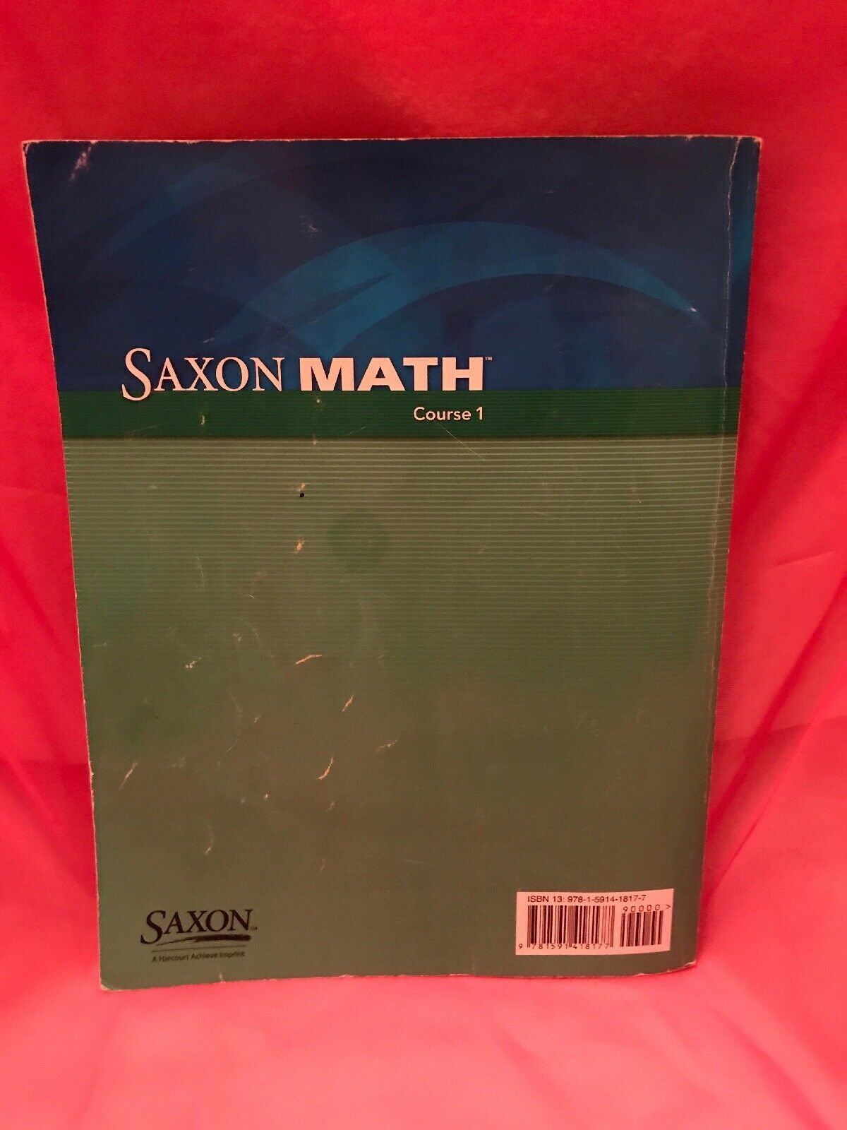 Saxon Math Course 1 Solution Manual Grade 6 2007 HAKE, STEPHEN