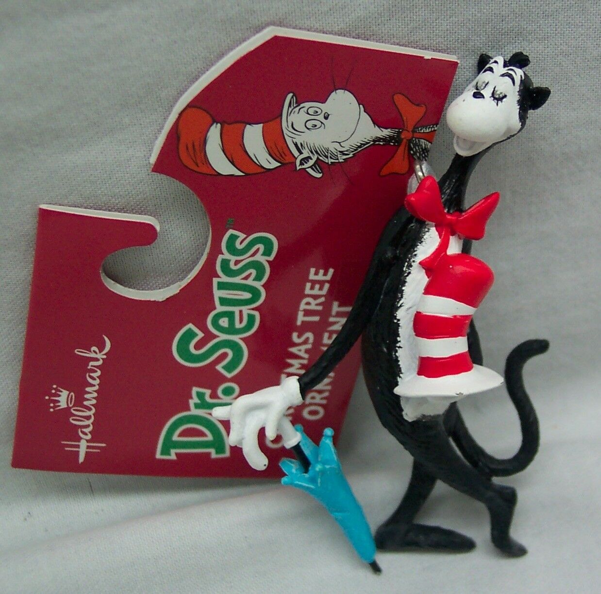 HALLMARK Dr. Seuss CAT IN THE HAT 3" HOLIDAY CHRISTMAS TREE ORNAMENT