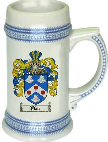 Plate Coat Of Arms Stein / Family Crest Tankard Mug