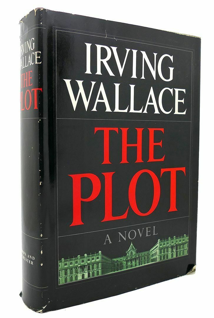 Irving Wallace THE PLOT 1st Edition 2nd Printing Antiquarian
