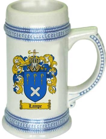 Lampe Coat of Arms Stein / Family Crest Tankard Mug