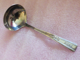 VTG WM Rogers MFGCO Extra Silver plate serving gravy Ladle Initial H Deco - $68.31