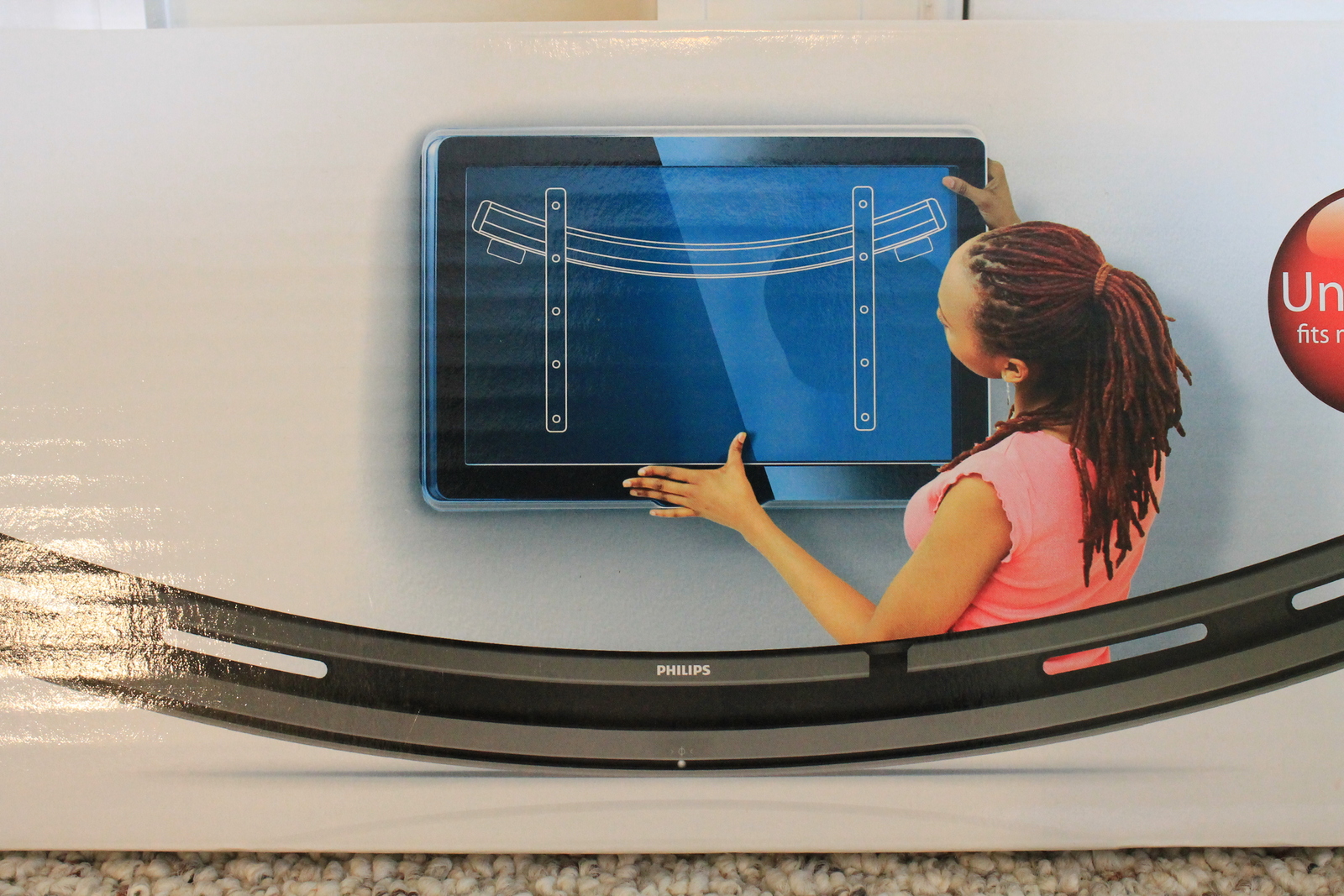 Philips Simply Straight Universal Wall Mount for 4260" Flat Screen TV