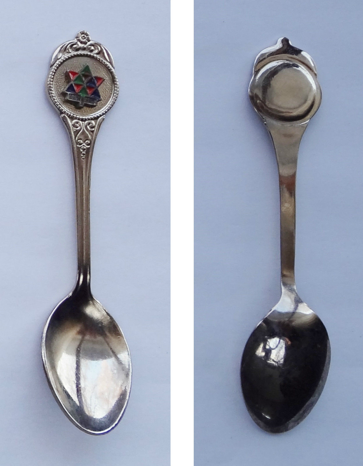 Collector Souvenir Spoon Canada Centennial 1867 1967 Colored Maple