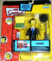 Simpsons World of Springfield Louie interactive action figure - $19.00