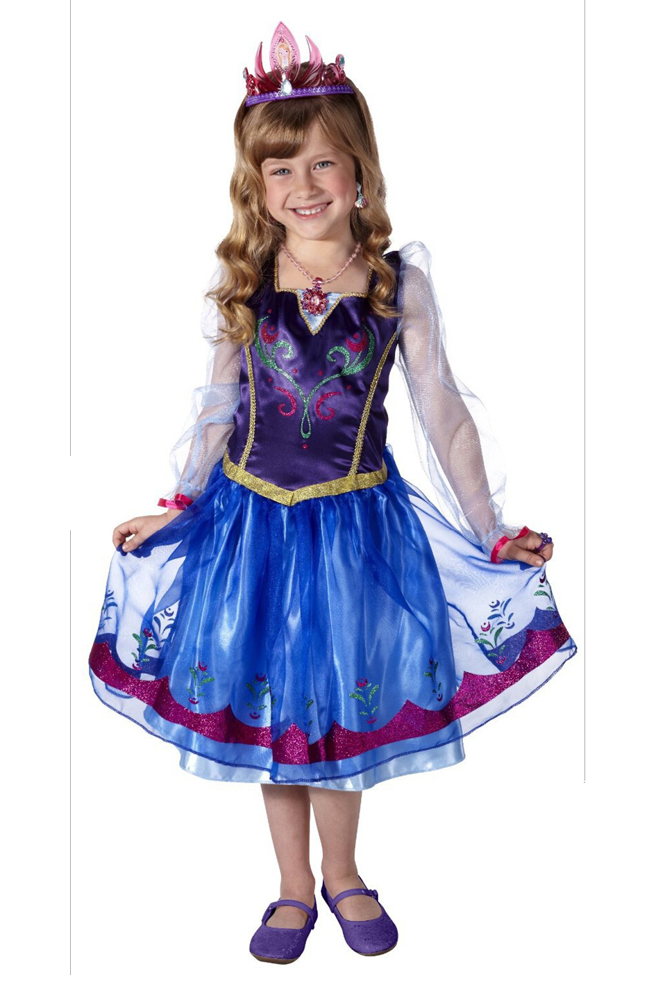 Frozen Spring girl princess longsleeved dress Girls